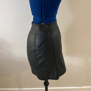 Express Faux Leather Miniskirt